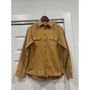 Taylor Stitch Mens M Brown Long Sleeve Button Up The Yosemite Camp Shirt Flannel